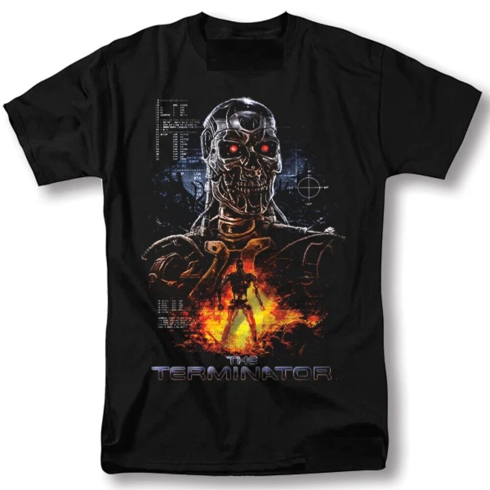 Terminator Shirt Graphic Movie Classic Retro Graphic Design T-Shirt 247